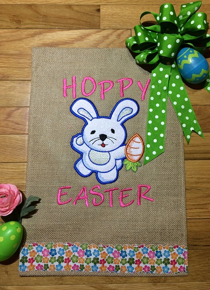 Hoppy Easter Flag